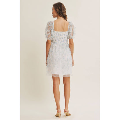 Garden Romance Ruffle Mini Dress