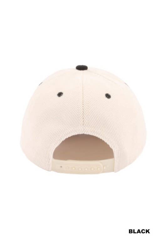 Expensive & Difficult Two-tone Corduroy Cap