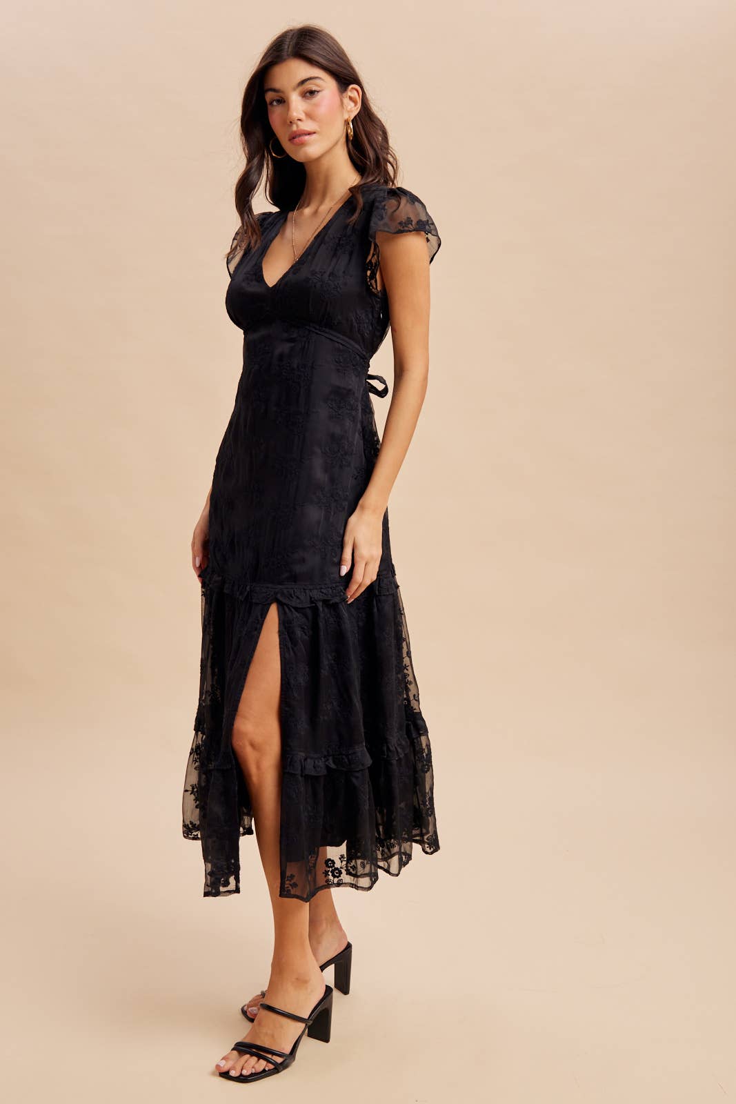 The Midnight Lace Romance Dress