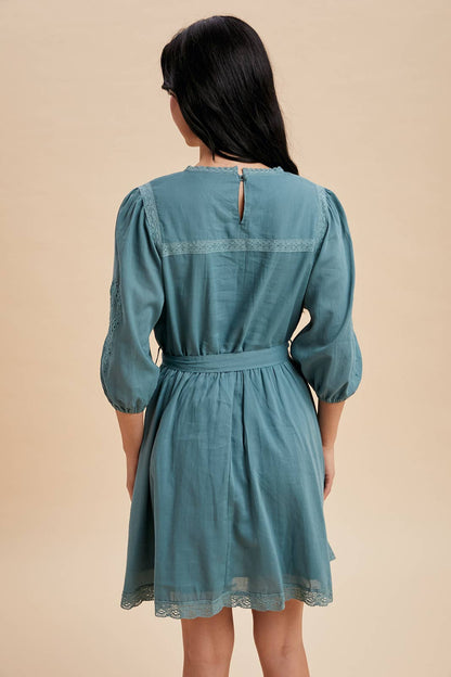 The Willow Breeze Eyelet Dress