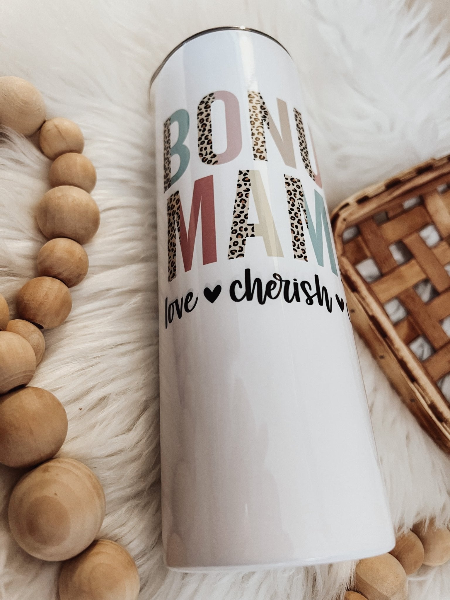 Bonus Mama 20oz Skinny Tumbler - Emma K Designs