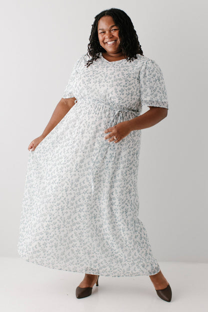 Esther Floral Print Maxi Dress