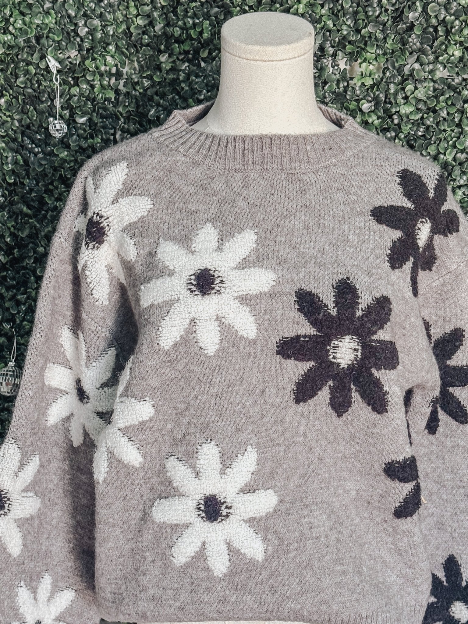 Daisy Crew Neck Sweater - Emma K Designs