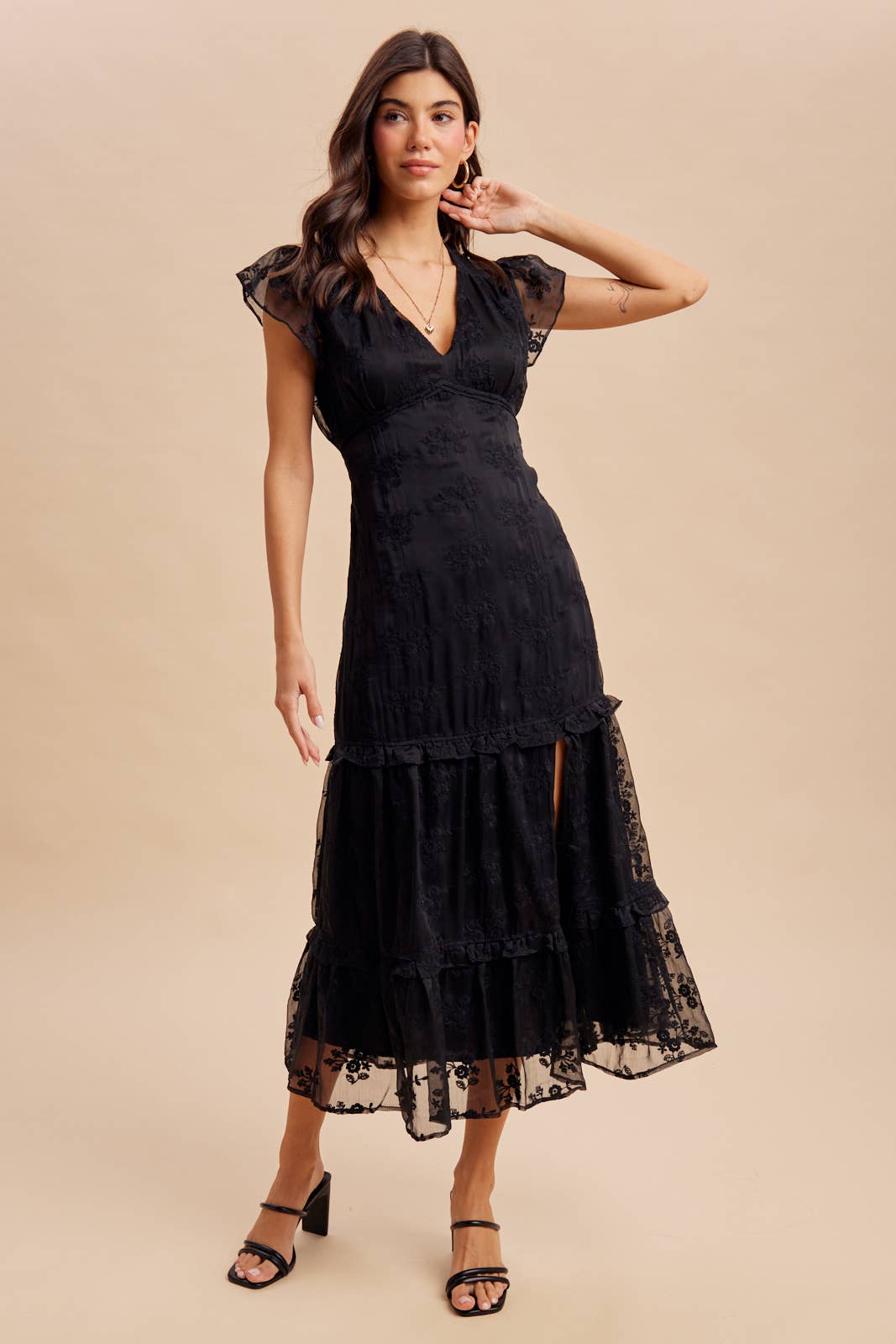 The Midnight Lace Romance Dress