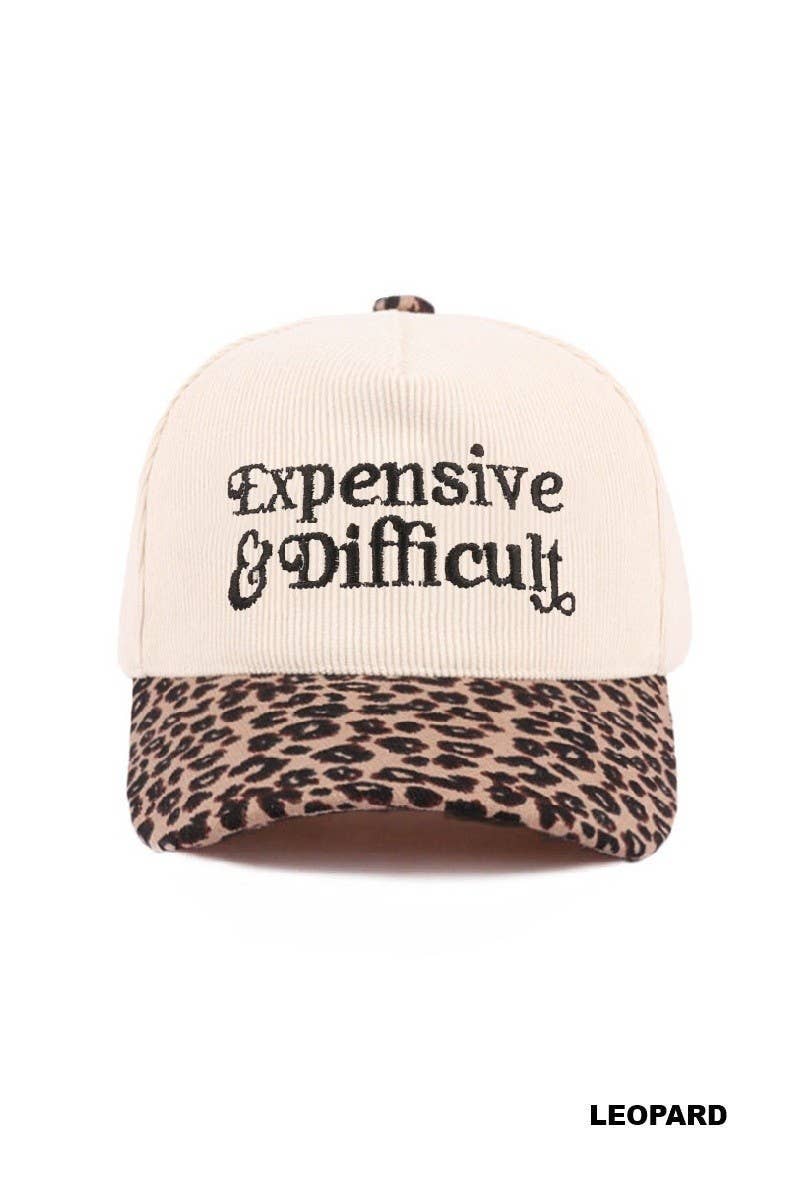 Expensive & Difficult Two-tone Corduroy Cap