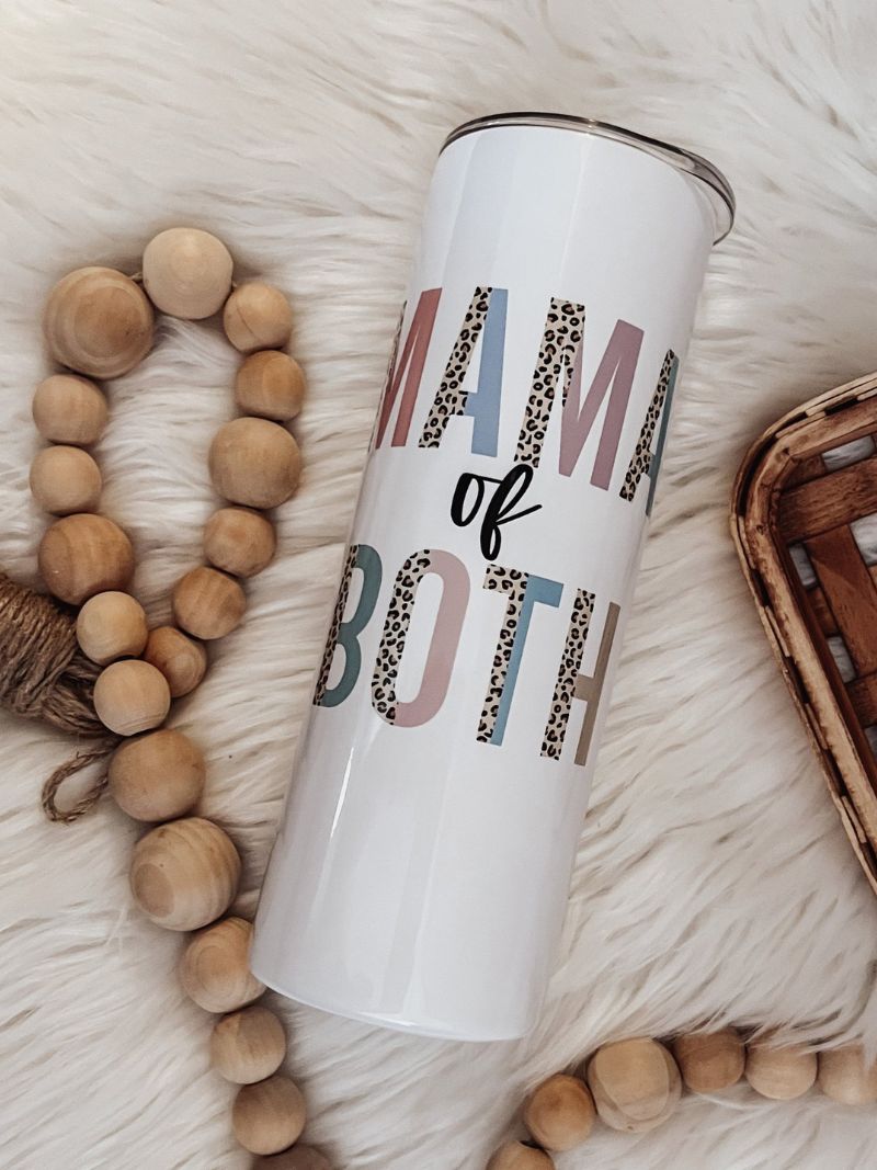 Mama of Both 20oz Skinny Tumbler - Emma K Designs