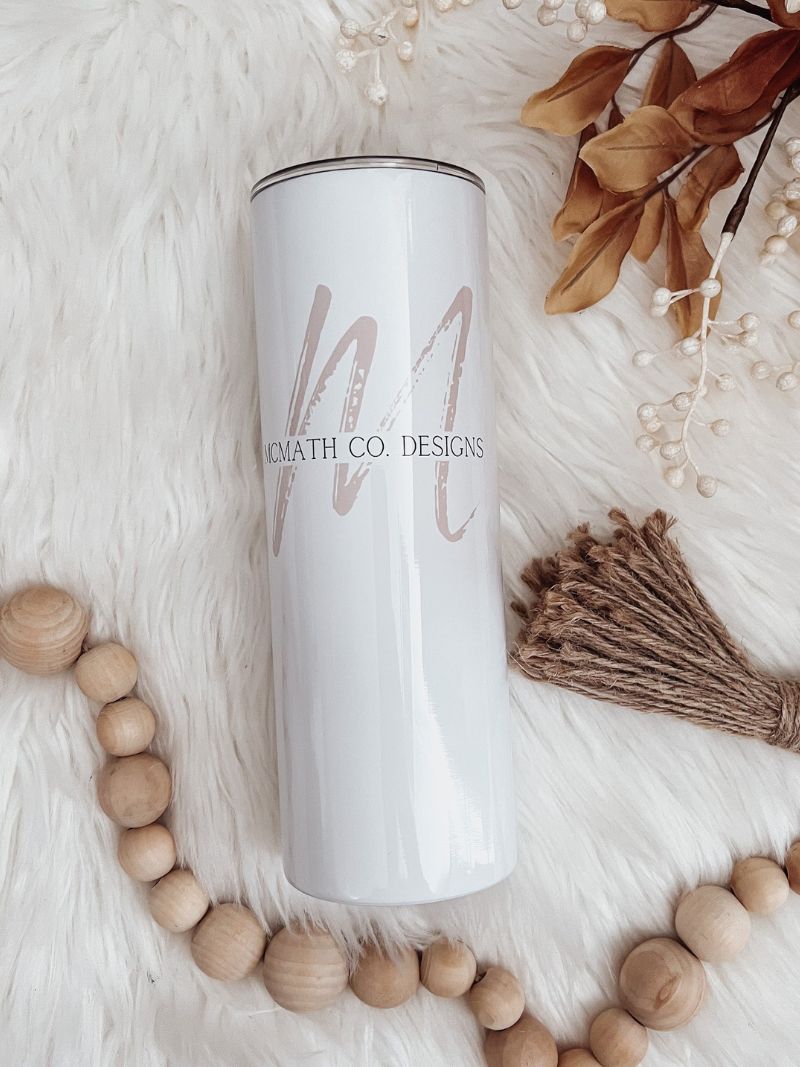 McMath Co. Designs 20oz Skinny Tumbler - Emma K Designs