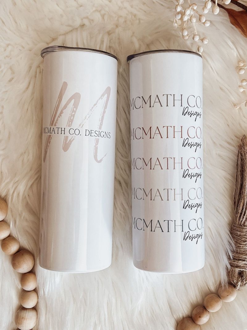 McMath Co. Designs 20oz Skinny Tumbler - Emma K Designs