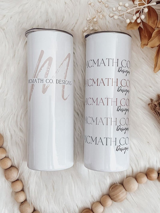 McMath Co. Designs 20oz Skinny Tumbler - Emma K Designs