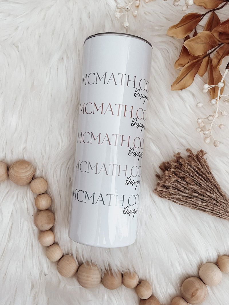 McMath Co. Designs 20oz Skinny Tumbler - Emma K Designs