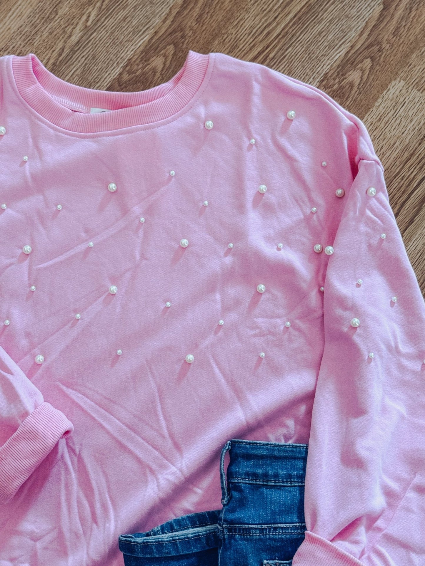 Pink Pearl Sweatshirt - Emma K Designs