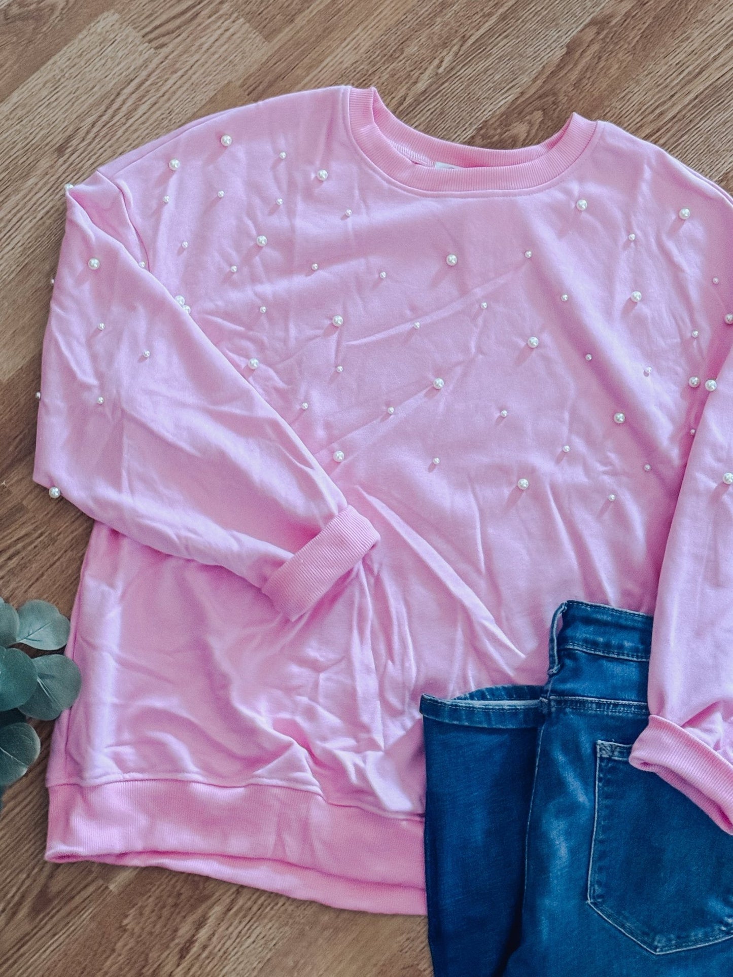 Pink Pearl Sweatshirt - Emma K Designs