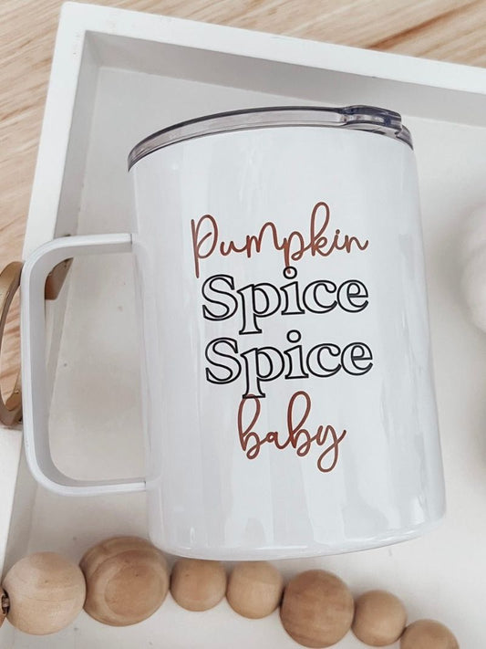 Pumpkin Spice 15oz Travel Mug - Emma K Designs