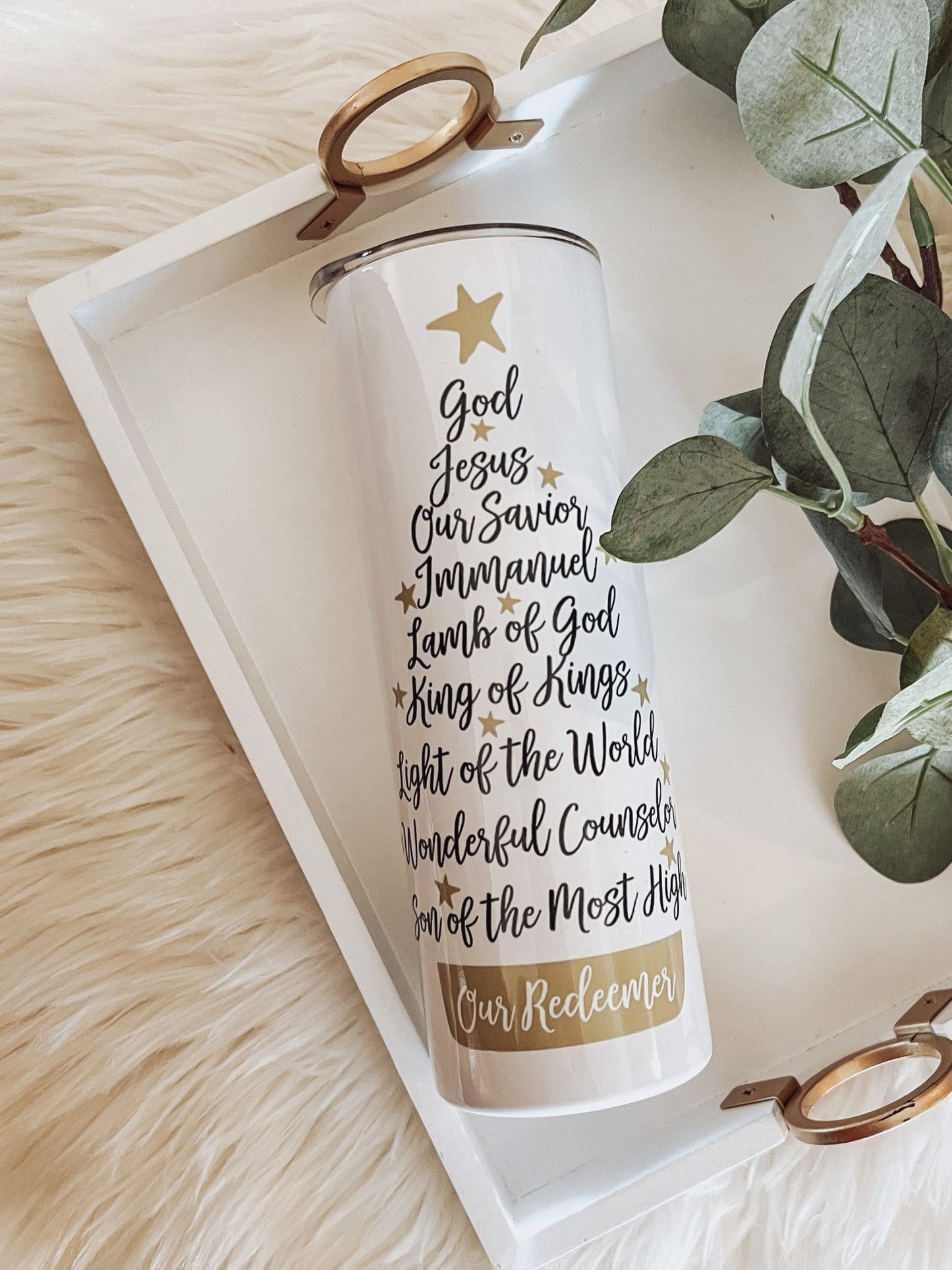 Our Redeemer 20oz Skinny Tumbler - Emma K Designs