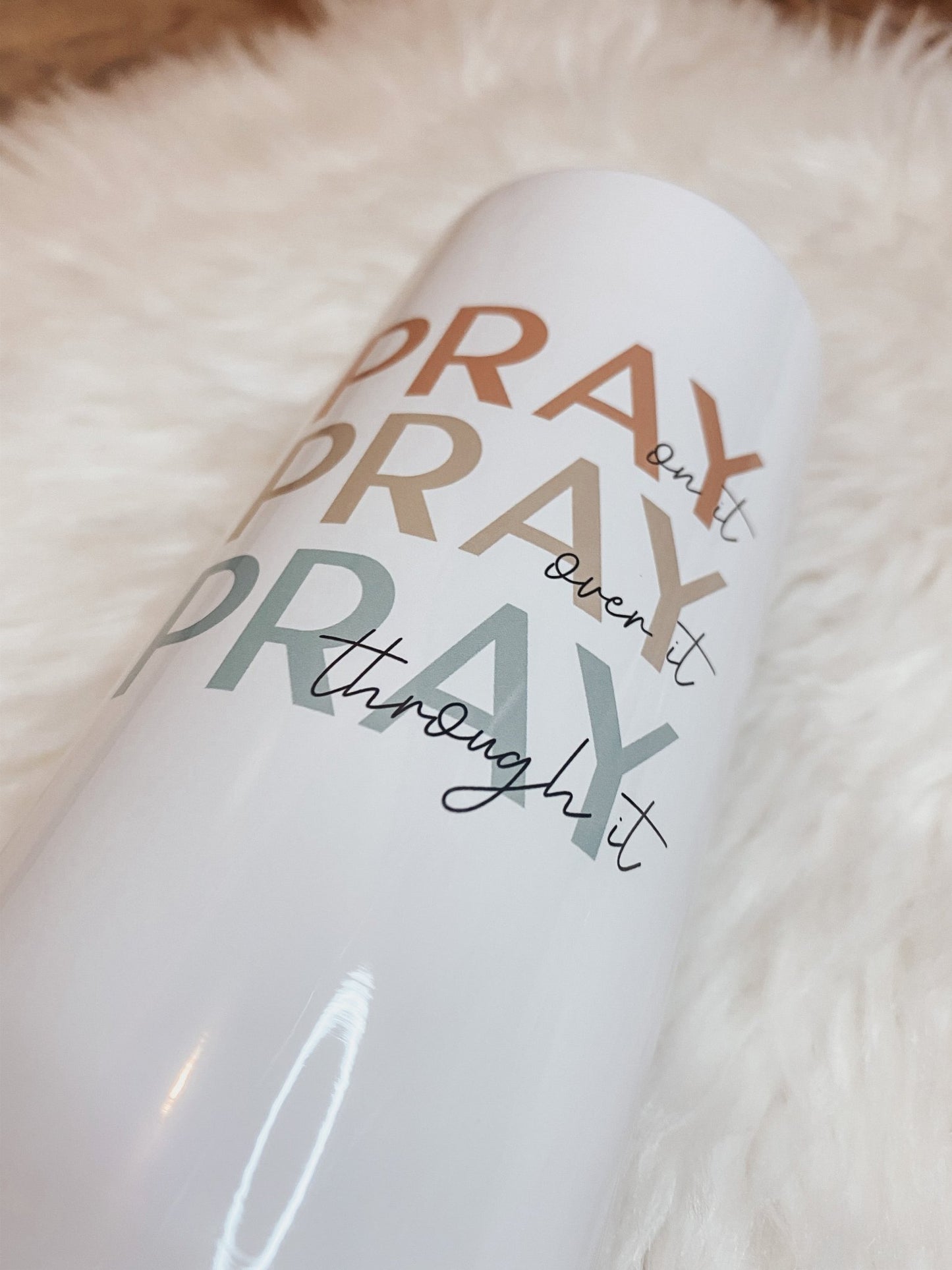 PRAY 20oz Skinny Tumbler - Emma K Designs